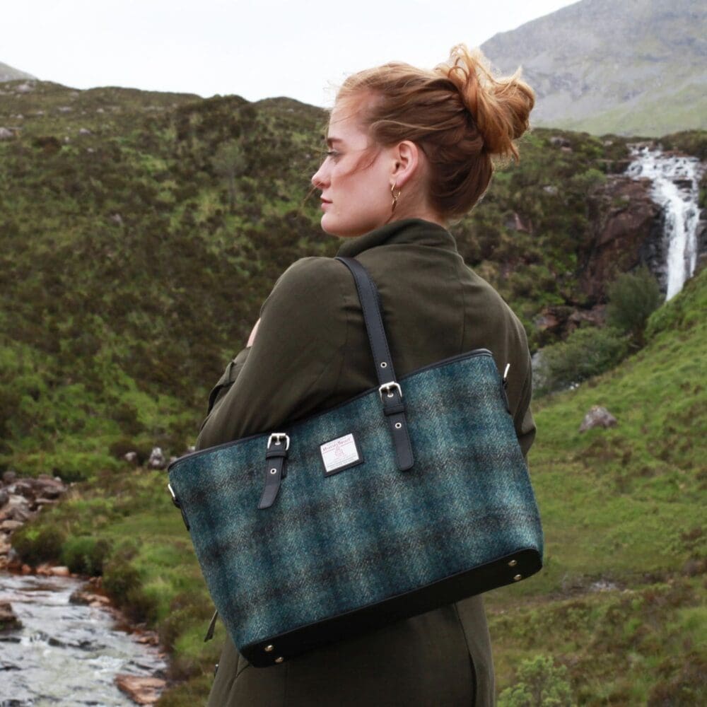 Harris Tweed 'Spey' Tote Bag - Image 2