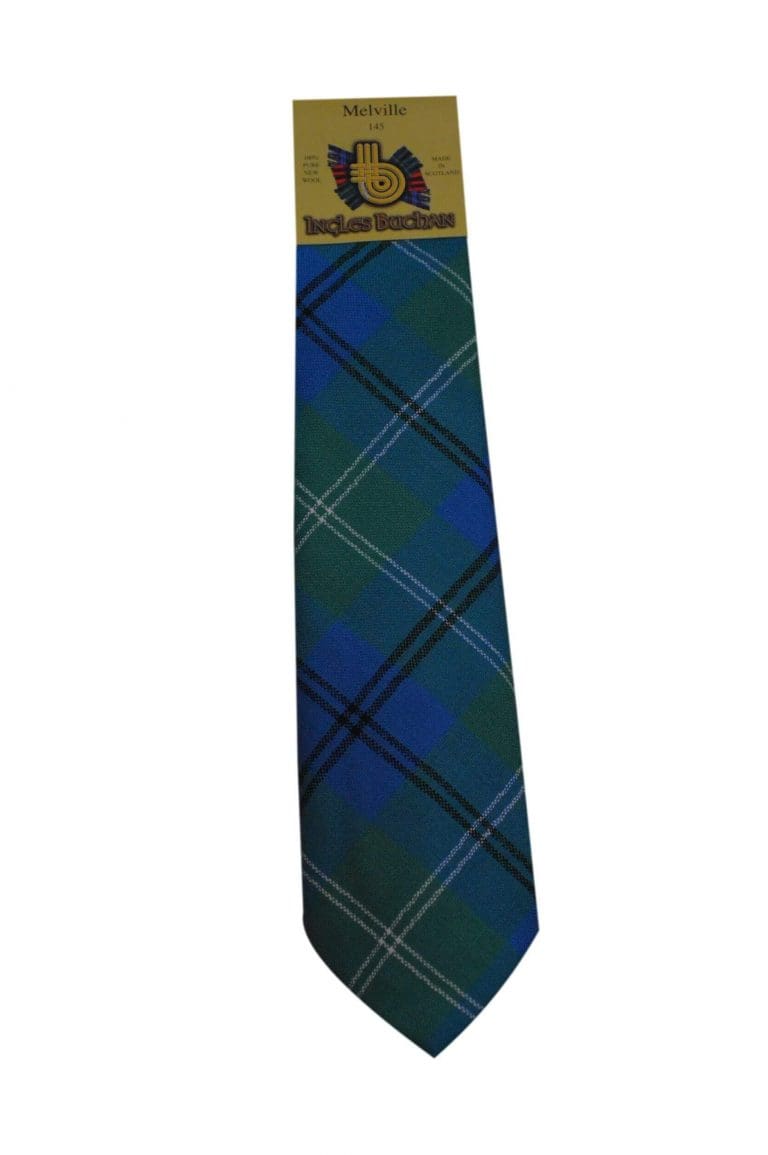 Men's Wool Tartan Tie - Melville Modern