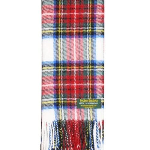 Stewart Dress Lambswool Tartan Scarf