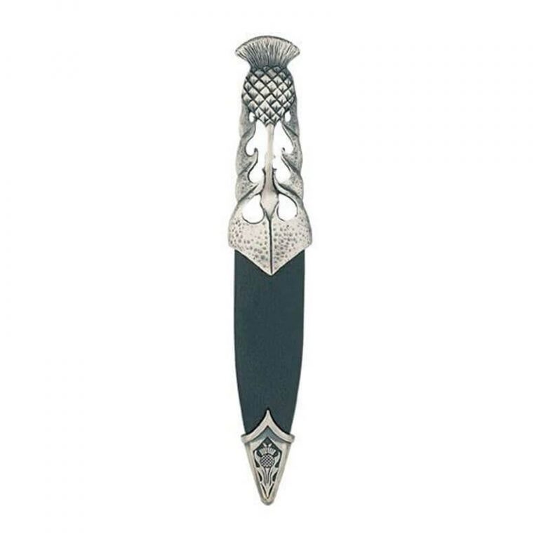 Celtic Metal Handle Sgian Dubh