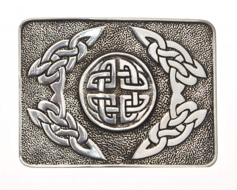 Kilt Buckle - Circle Bulldog