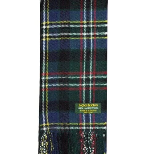 Scott Green Lambswool Tartan Scarf