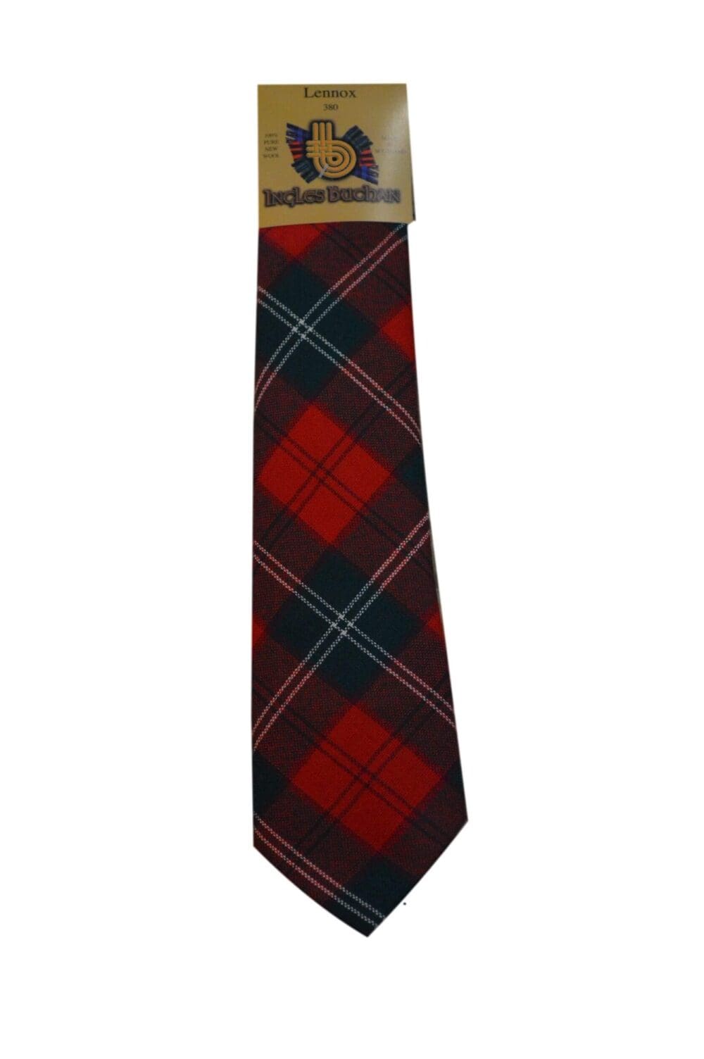 Men's Wool Tartan Tie - Lennox Modern