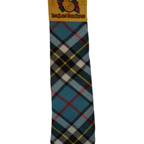 Men's Wool Tartan Tie - Thomson Modern - Blue