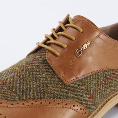 Harris Tweed Tan Shoes