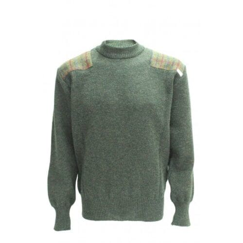 Harris Tweed Green Jumper