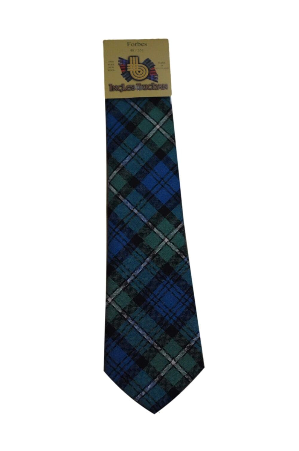 Men's Wool Tartan Tie - Forbes Ancient