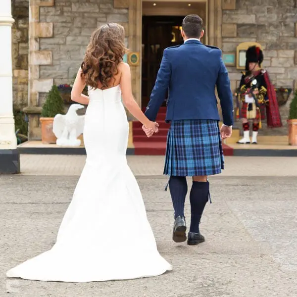 Tartan Wedding Dress Rental