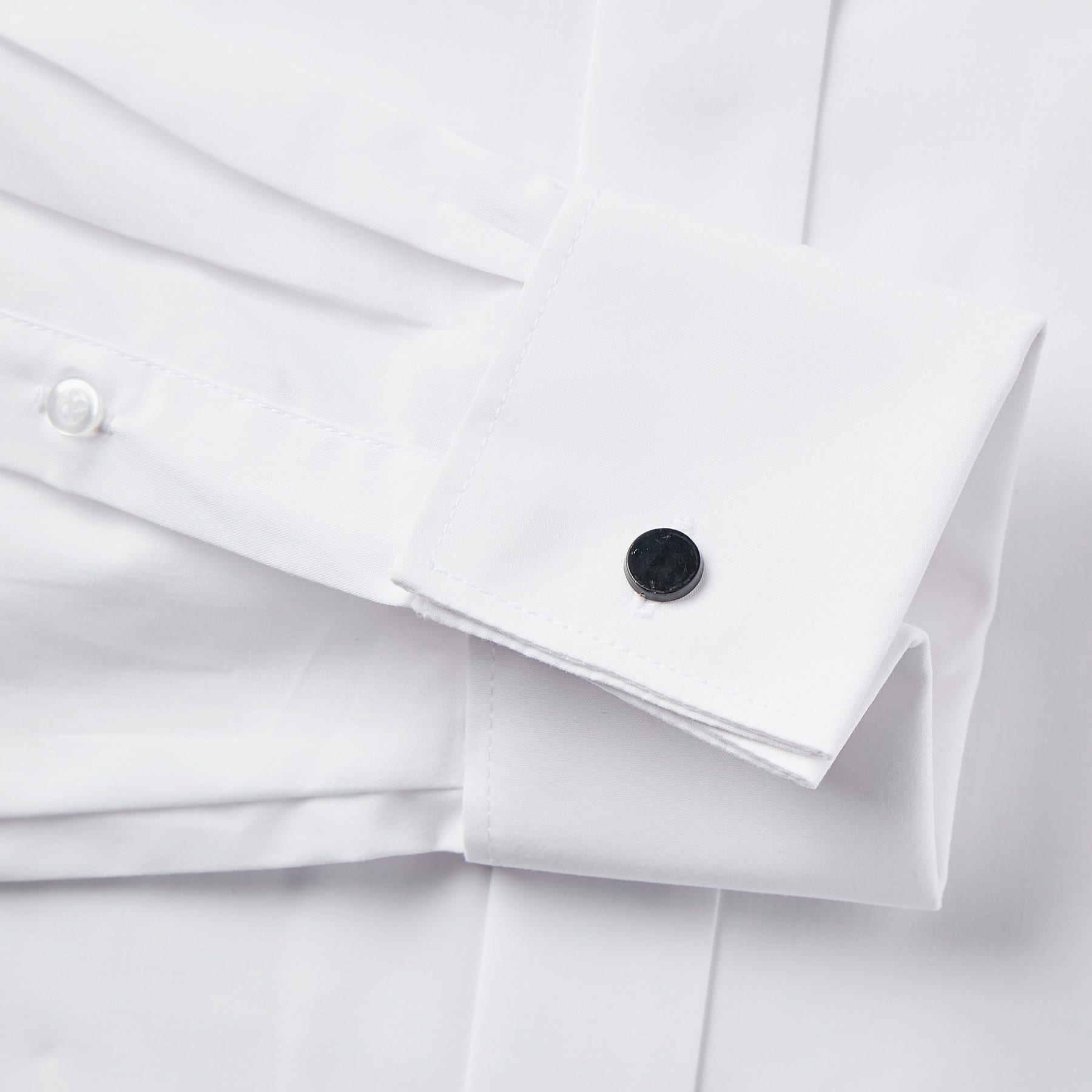 Plain Front Dress Shirt with Swept Wing Collar - House of Henderson
