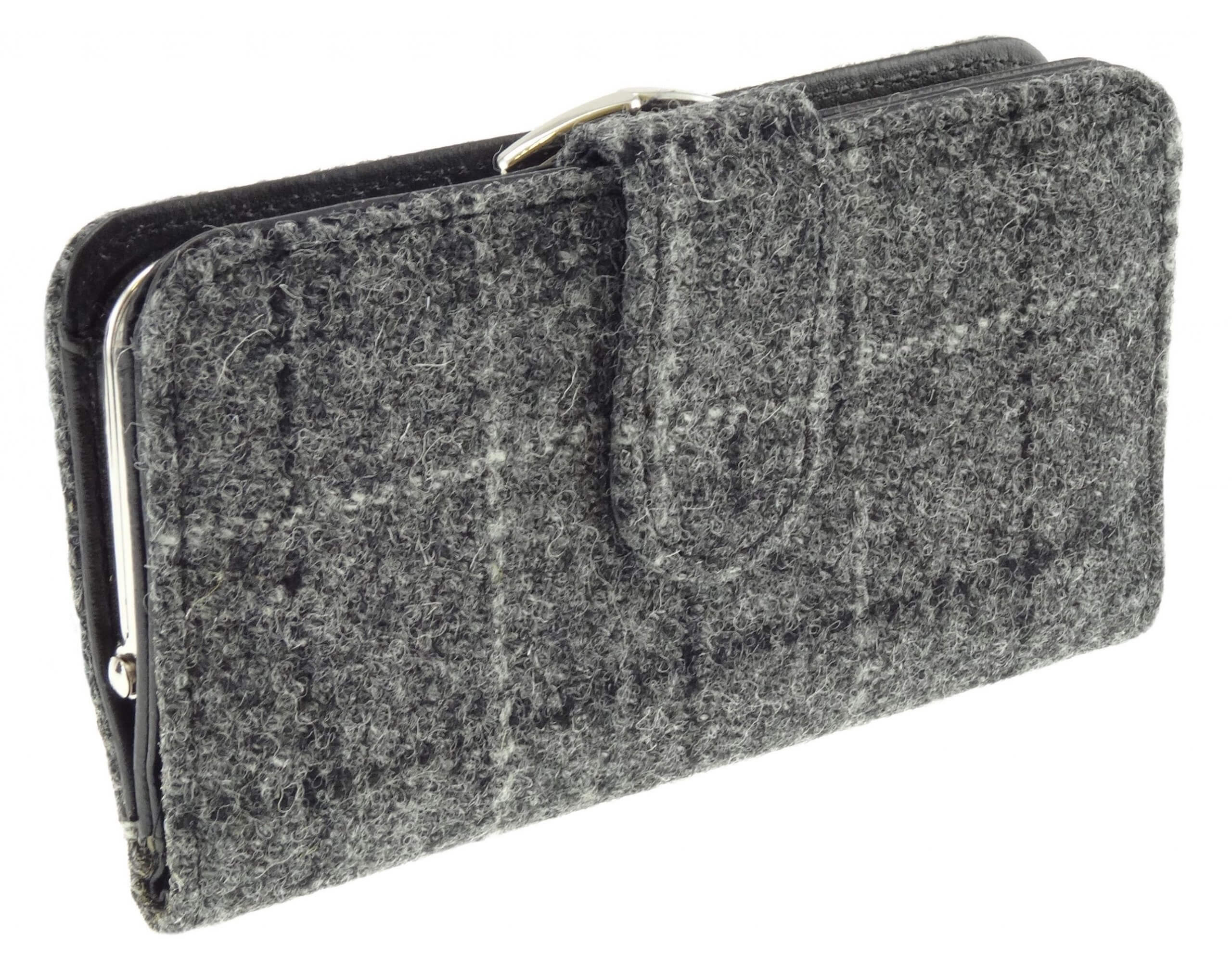 harris tweed clasp purse