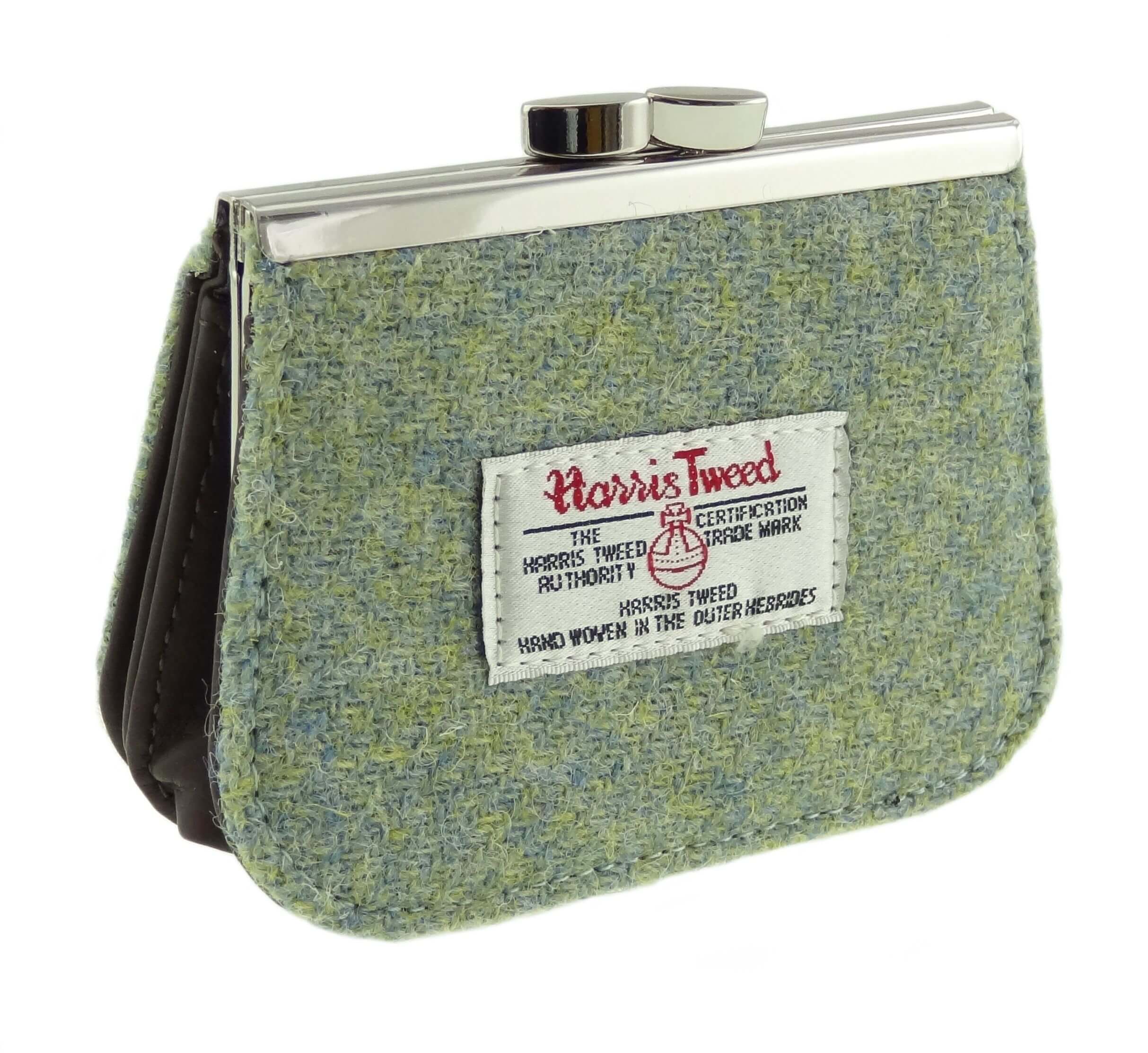 harris tweed clasp purse