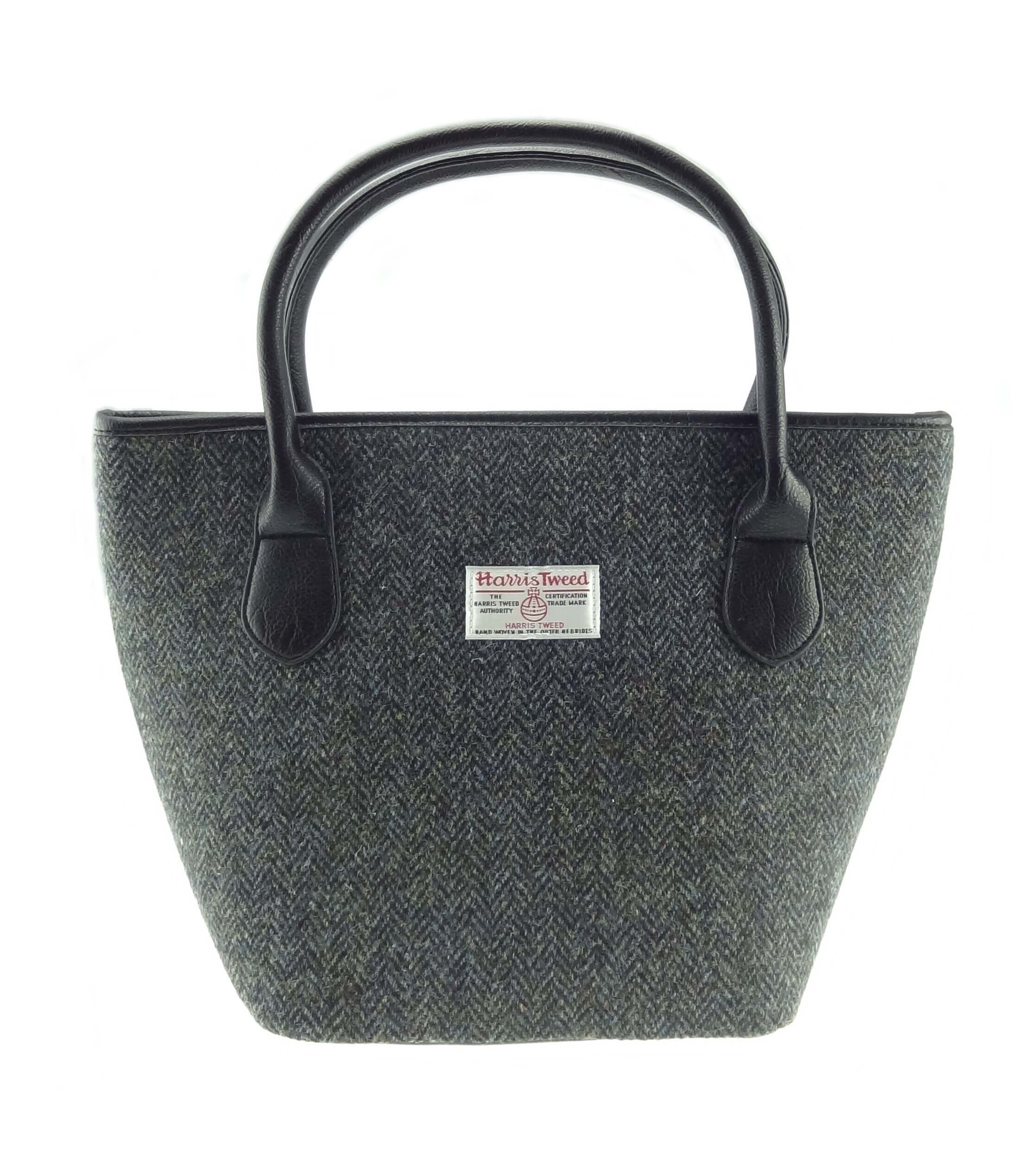 tweed tote handbag