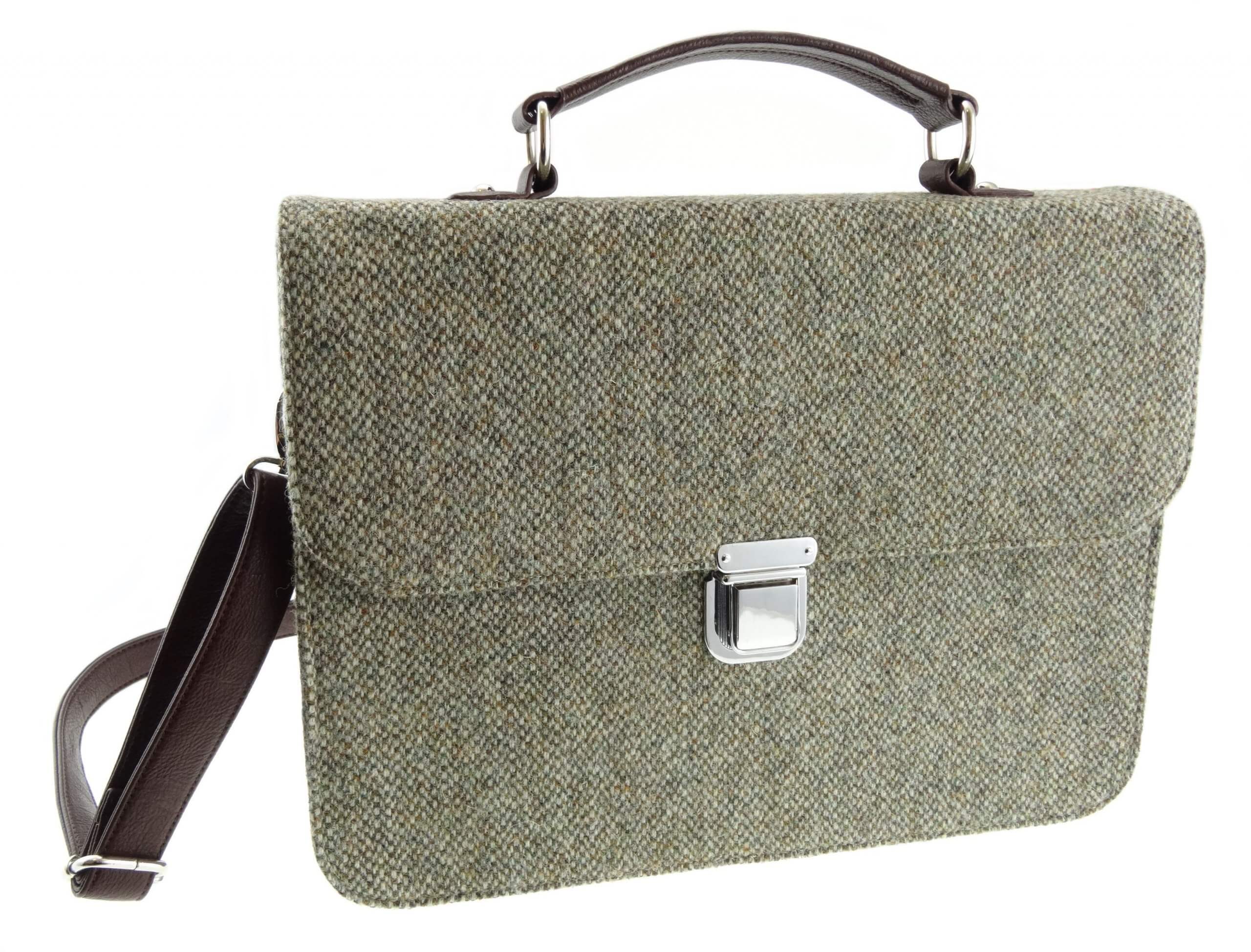 harris tweed briefcase